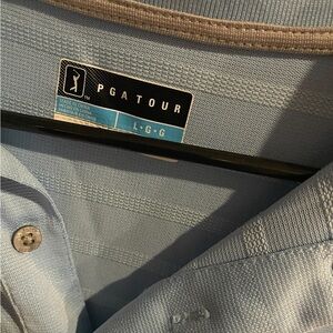 PGA Tour golf shirt. LARGE. Light blue. Men’s‎